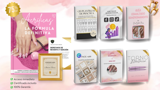 PACK MASTER DE UÑAS: El método para dejar el estancamiento y llevar tu negocio al siguiente nivel (+6 Bonos)